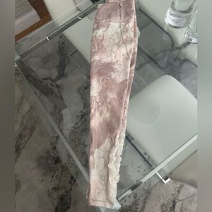 Calia by Carrie Underwood Ruched Marbleized Leggings High Rise Sz.M